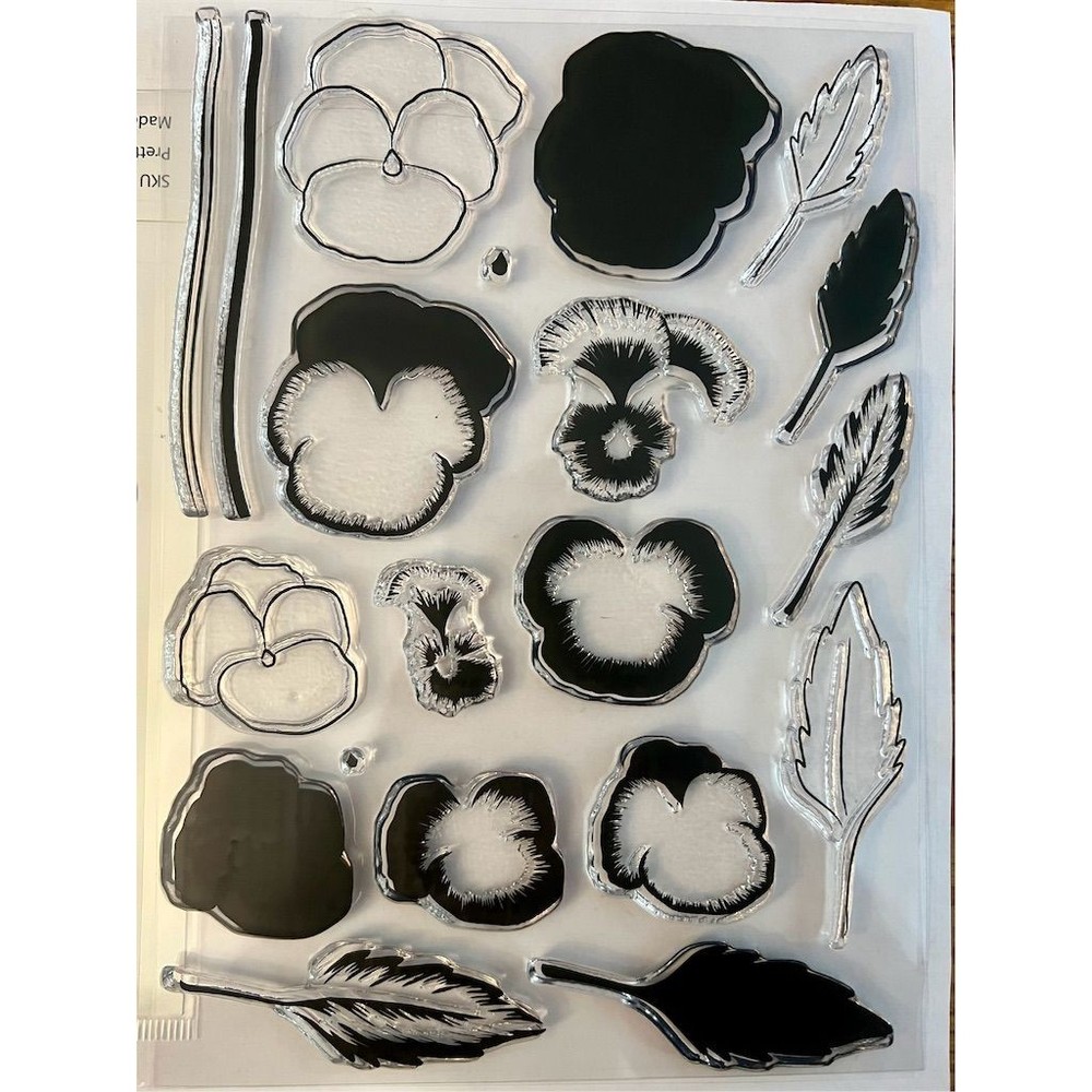 Altenew Pretty Pansies Stamp & Die Bundle Set