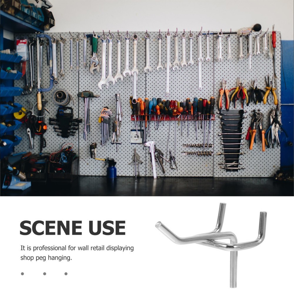 50 PCS Tool Hook Peg Board Organization Wall Organizer for Garage