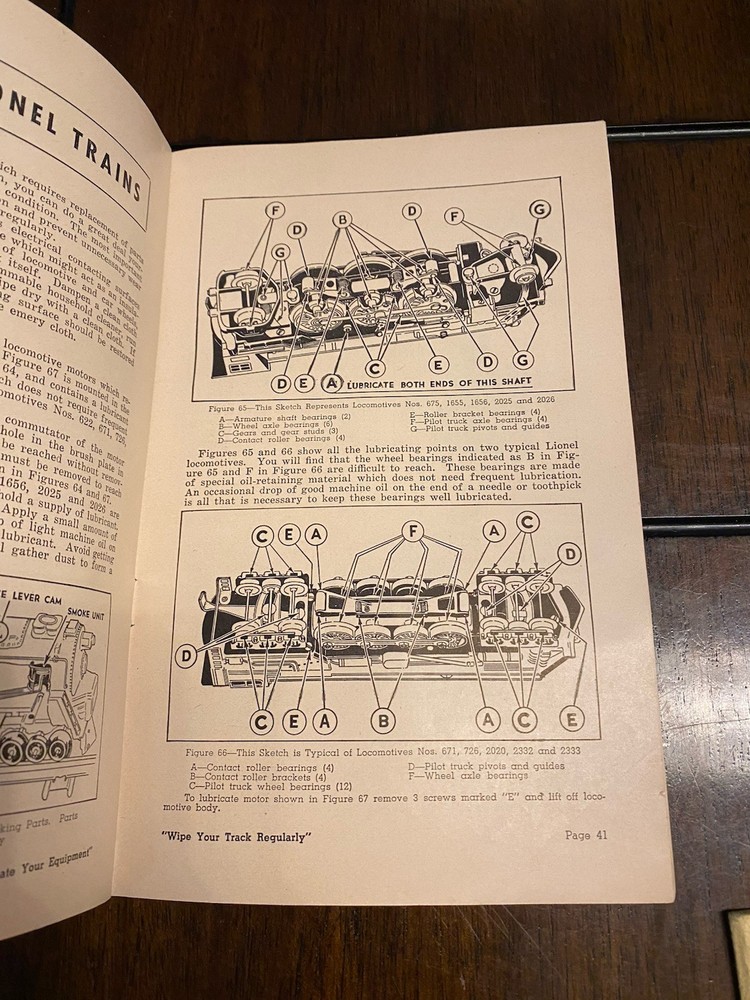 1949 Instructions For Assembling And Operating Lionel Trains Book -No Writing VG