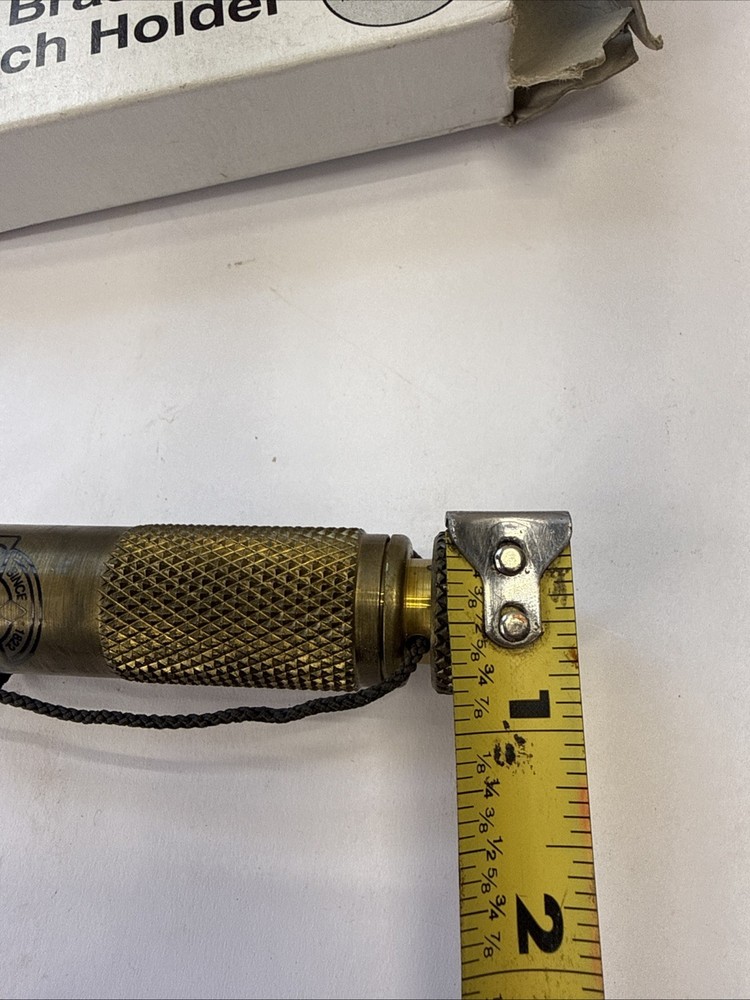 Copenhagen Brass Match Holder NIB