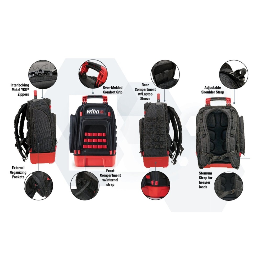 Wiha Tools 91872 Master Electrician's Insulated Tool Kit, 59 Pc.