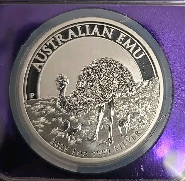 2023 $1 Australia Emu NGC MS-70