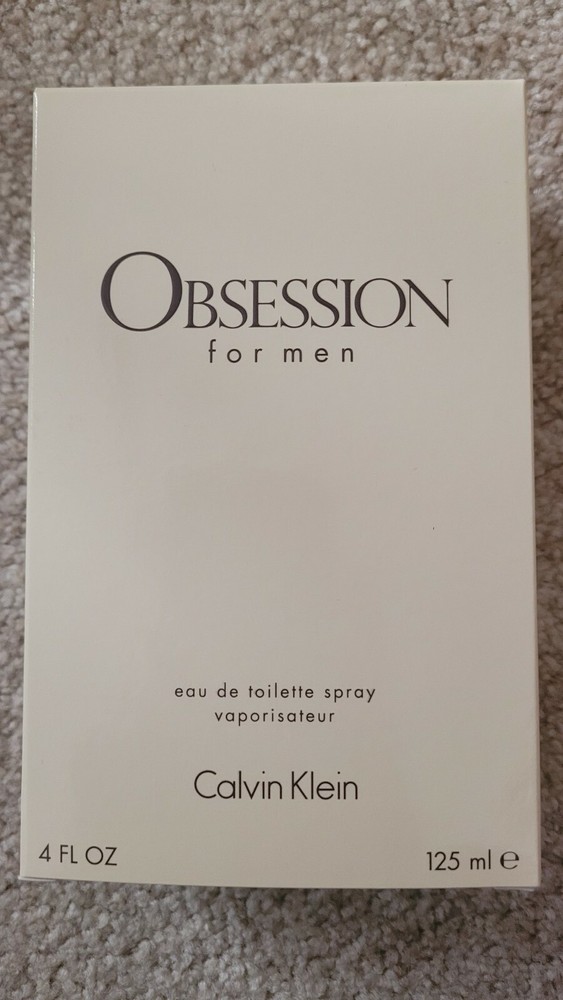 MEN'S CALVIN KLEIN OBSESSION EMPTY BOTTLES AND BOXES