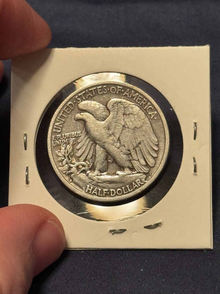 1937 S Walking Liberty Half Dollar