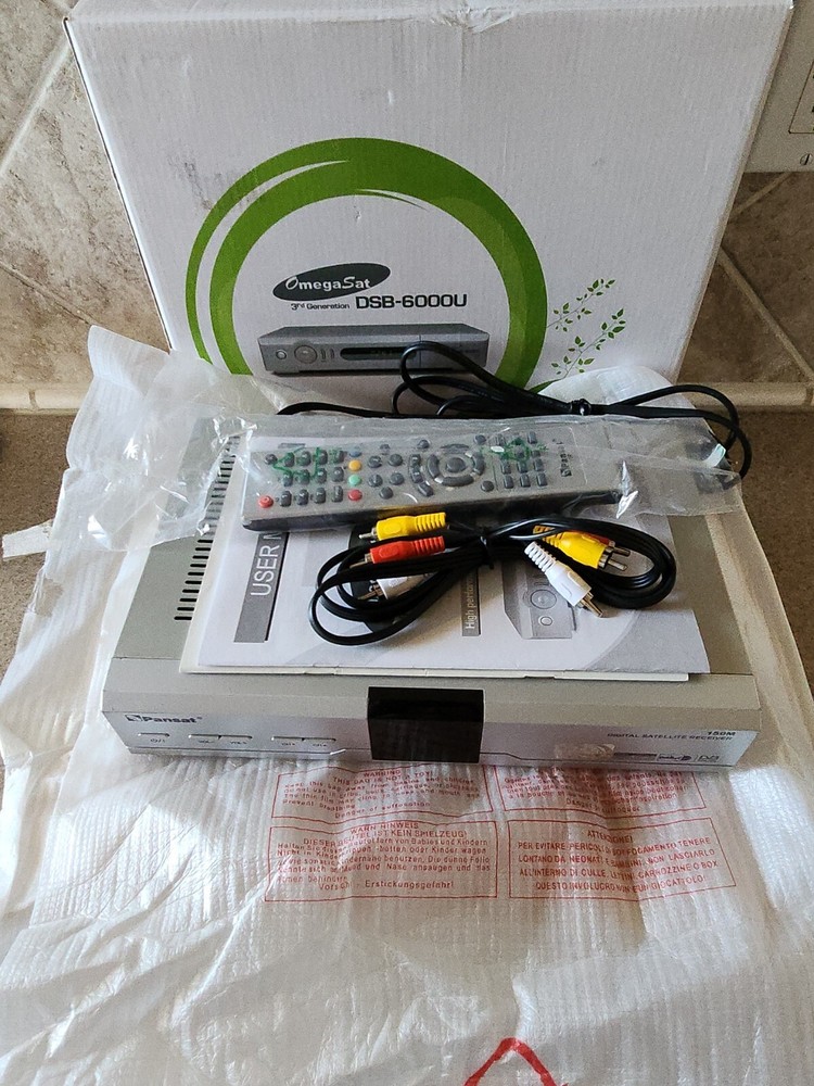Original OmegaSat DSB-6000U Digital Satellite Receiver