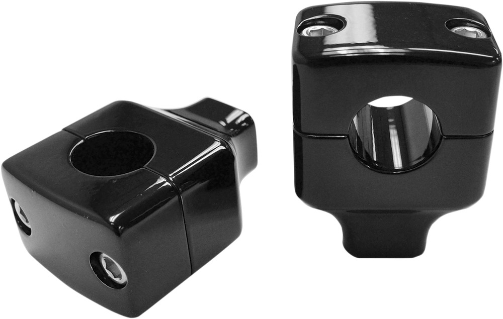 LA CHOPPERS LA-7407-01B RISERS 1"SQUARE 1.5" BLK