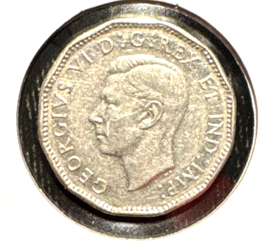 Canada 1947 maple leaf nickel KM 39a XF
