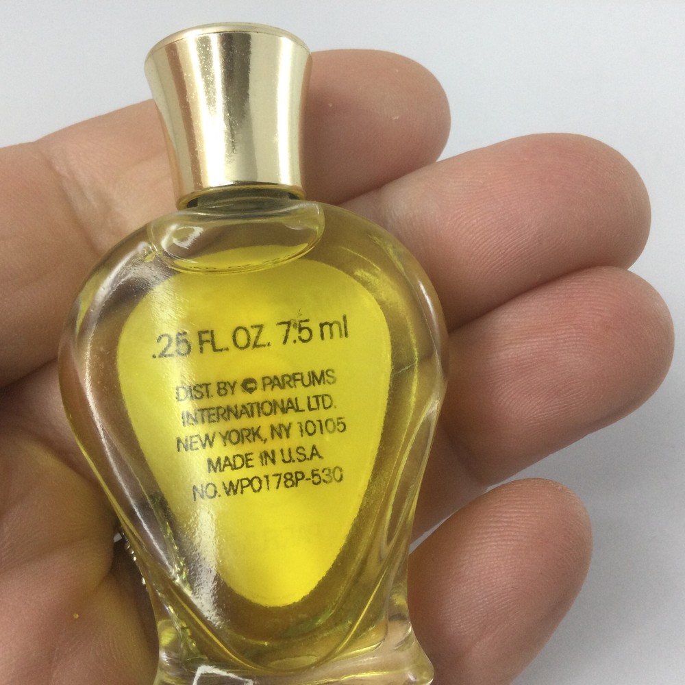Vintage Evyan White Shoulder Perfume .25oz Full Open No box