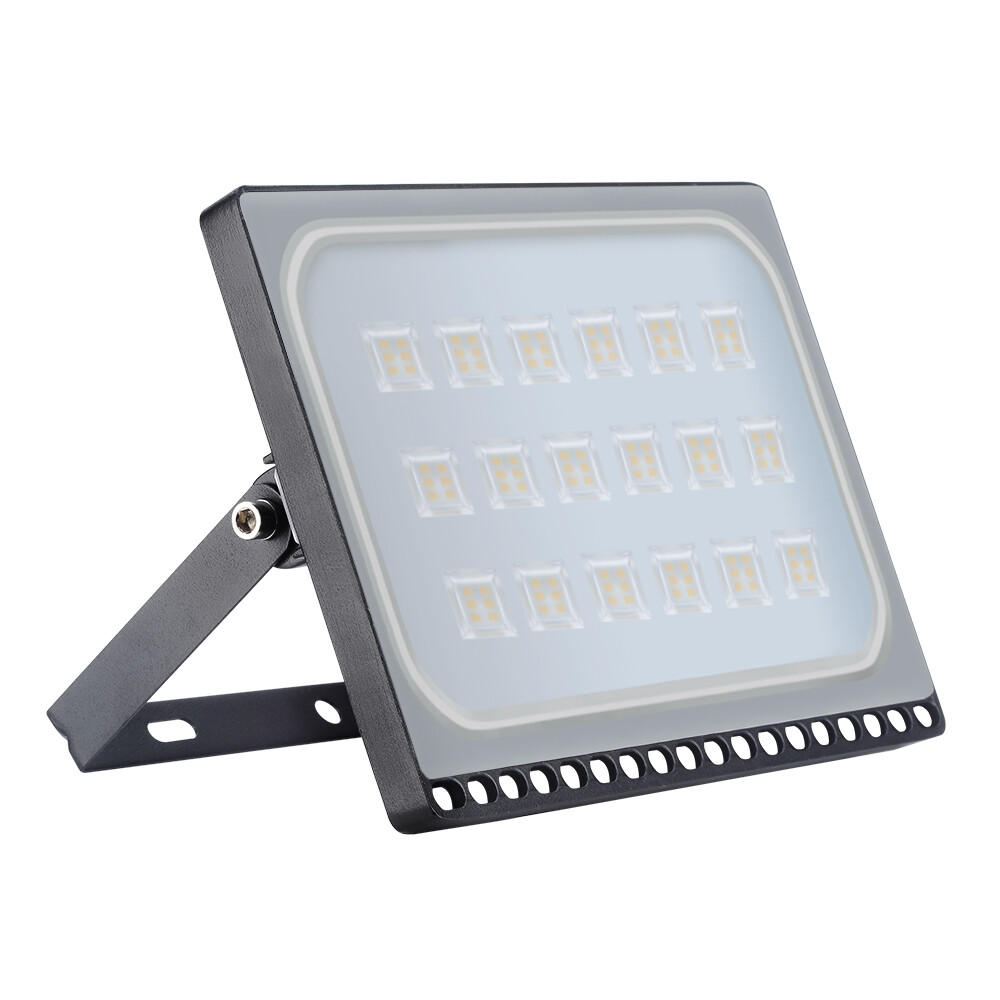 2X 100W LED Flood Light OutSideWork Light 3000K White Light Security Spotlight