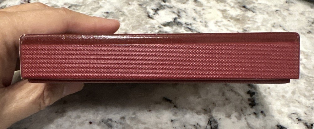 Bally Box EMPTY 5” X 3.75” RED/Burgundy