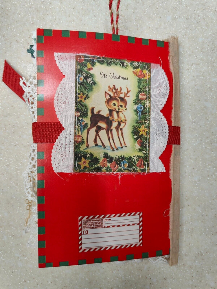It's Christmas 🌲 Card Handmade Journal