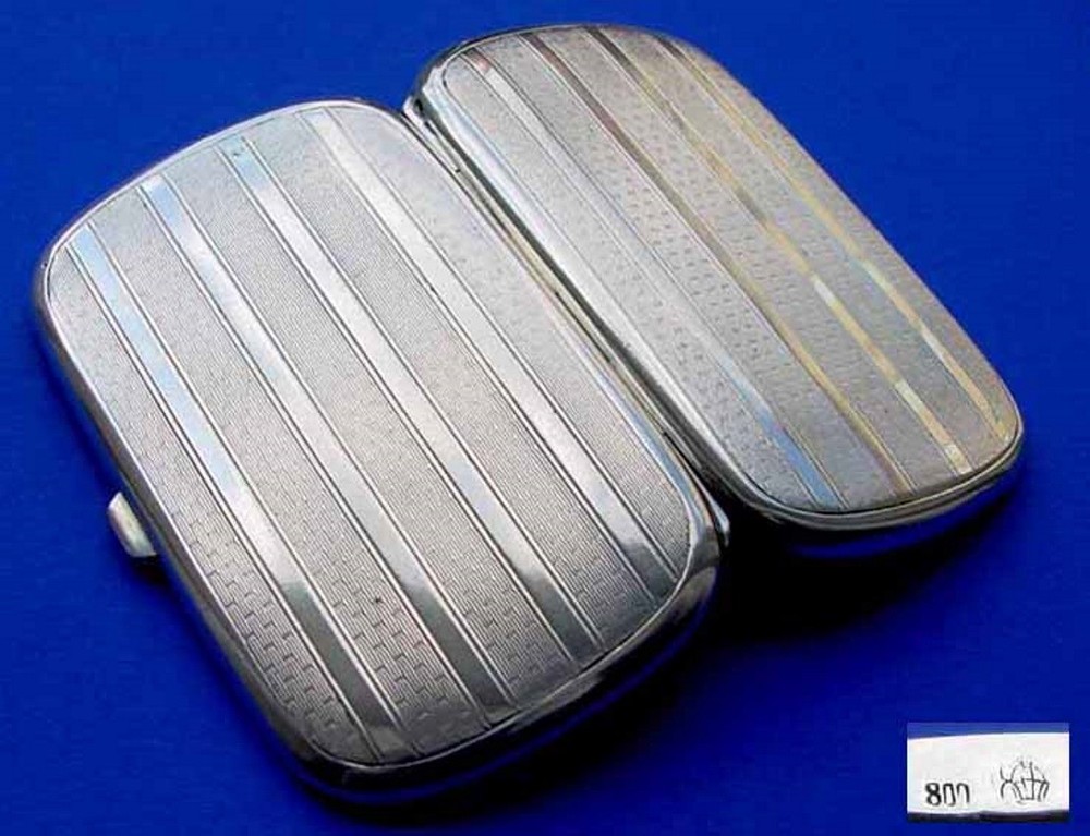 Gorgeous 800 Silver Card Holder Z302