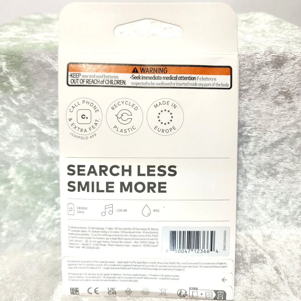 Chipolo POP Bluetooth Tracking Tag (1 Pack) Blue New