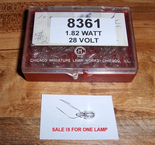 #8361 LAMP - QUANTITY OF 2