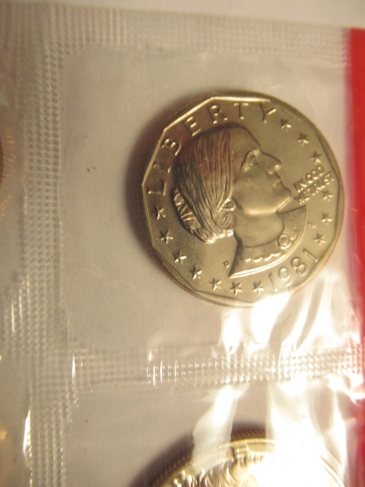 1981 US Mint Uncirculated Set, US Mint Packaging