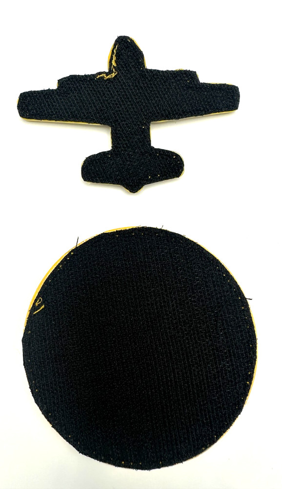 C-130 RED BUNDLE- ROUND SHOULDER & C-130 SILOUETTE- HIGH QUALITY PVC PATCH