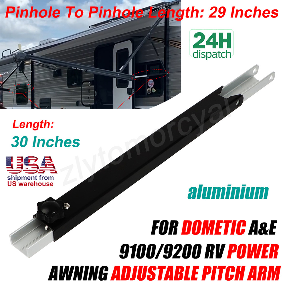 For Dometic 9100/9200 Power RV Awning Adjustable Pitch Arm 30 Inch 8952002.400u