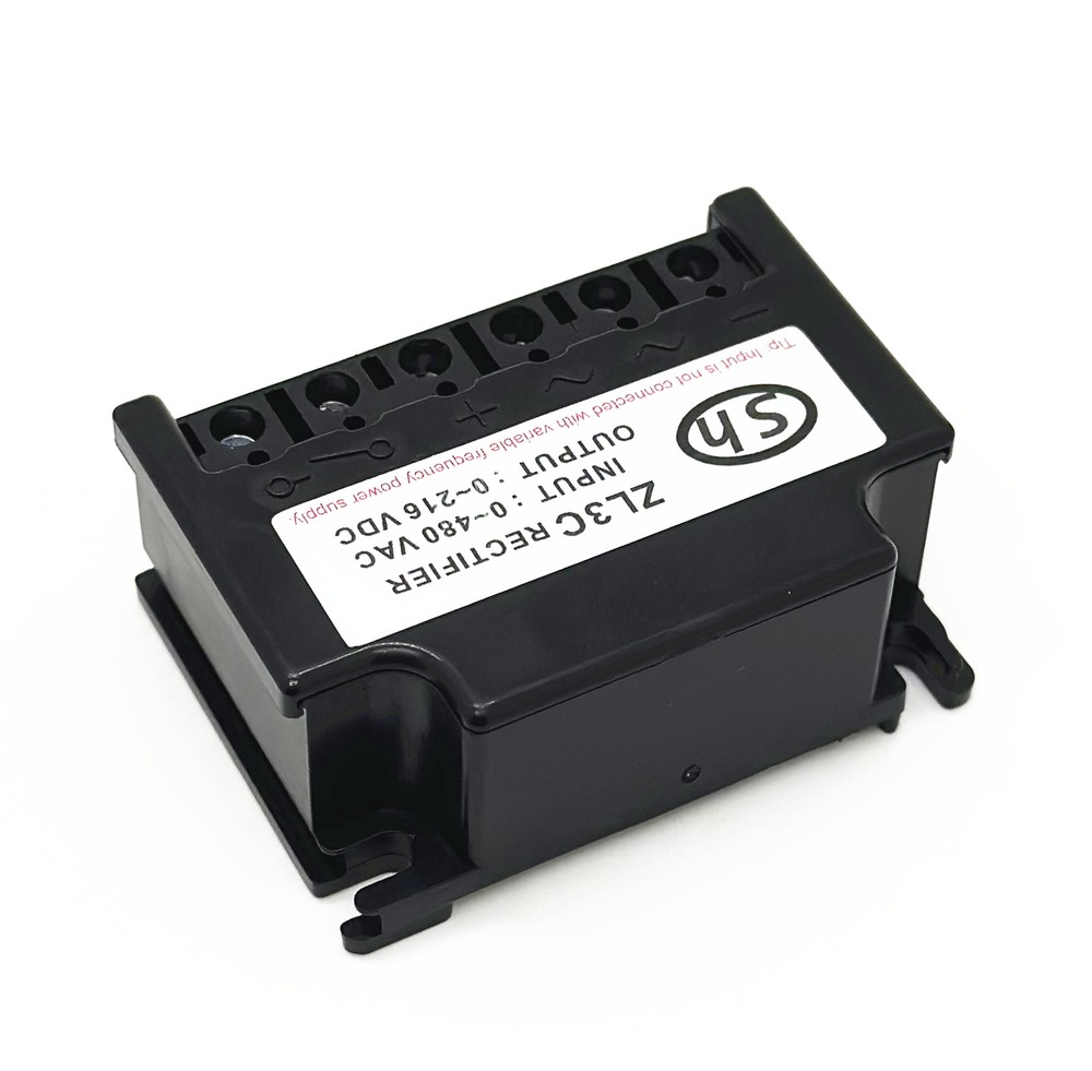 ZL3C input: 0~480VAC output: 0~216VDC half-wave brake rectifier module