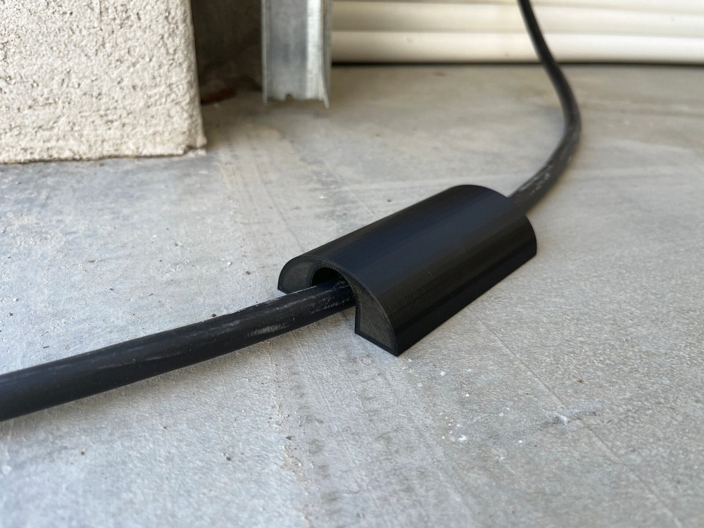 EV Charging Cable Cover Garage Door Pass Through - 3D Printed