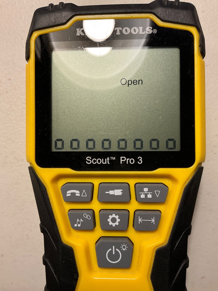 Klien Tools Scout Pro 3. No Box. Used Network Testing Tool