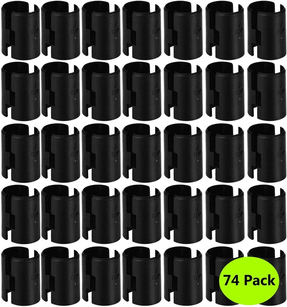 40-Packs Wire Shelf Clips,Wire Shelving Shelf Lock Clips for 1″ Post Replacement