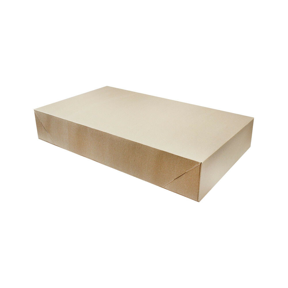 25 Pc Kraft Pinstripe 2 Piece Apparal Gift Boxes