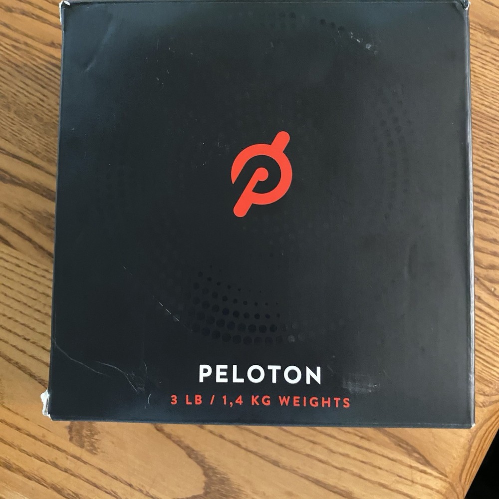 Peloton Ergonomic Weights Dumbbells Set Three Pound Weights