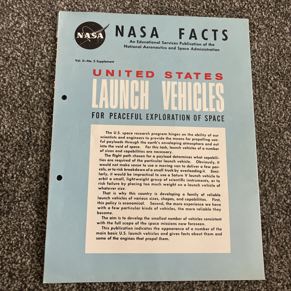Apollo XI NASA Facts Gemini-4 Space Exploration Booklets Posters Bundle x 3