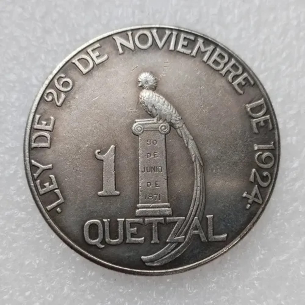 1925 guatemala coins 1 quetzal