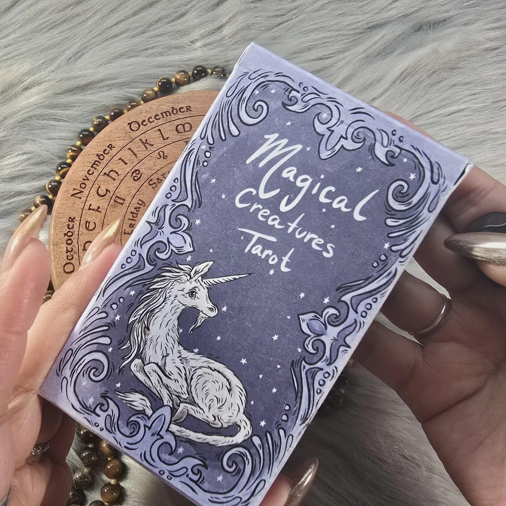 Magical Creatures Tarot by WilderHeartsStudio 78 Card Tarot Deck USED