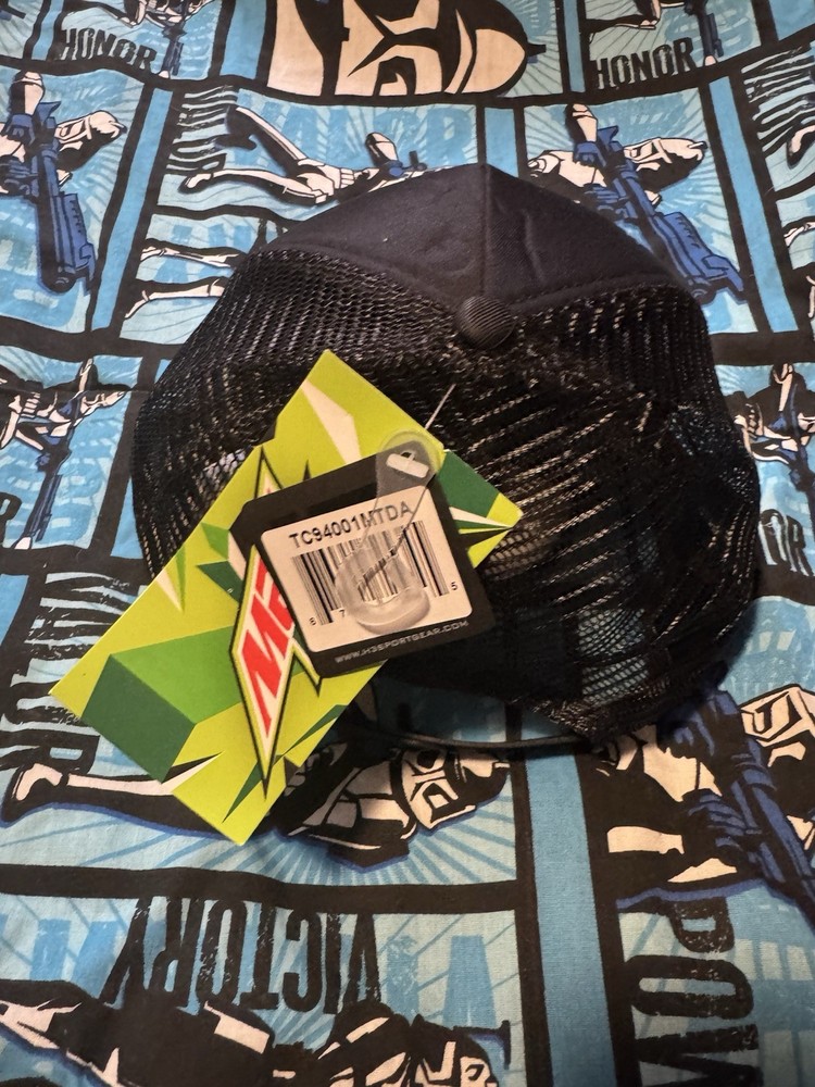 Mountain Dew Baja Blast Big Waves Trucker Hat Multi-Color