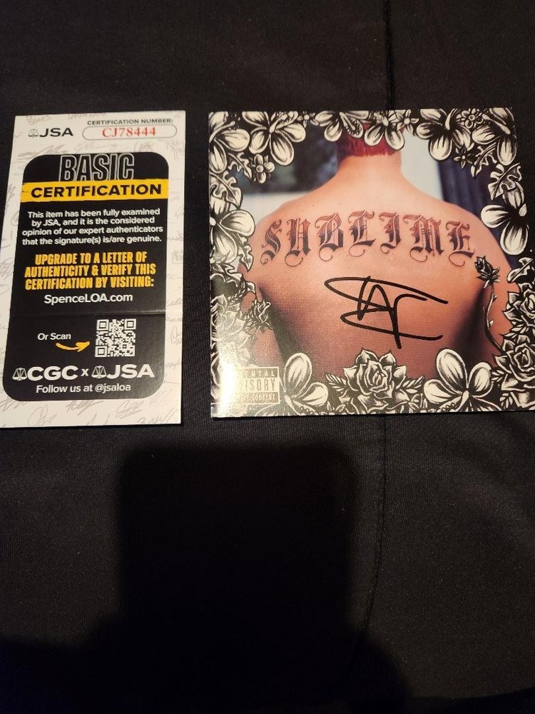 Eric Wilson signed Sublime self titled CD w JSA
