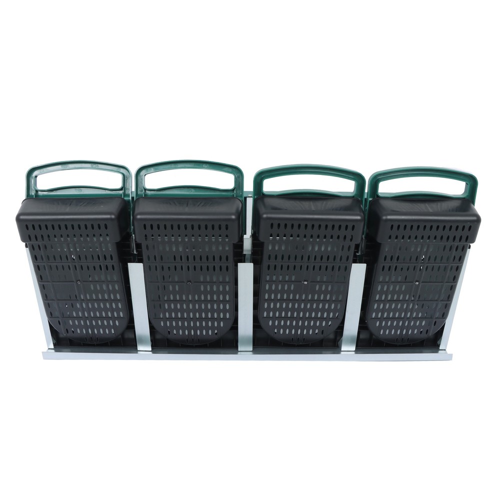 4 Hole Chicken Nesting Boxes Metal Chicken Egg Laying Box with Perch