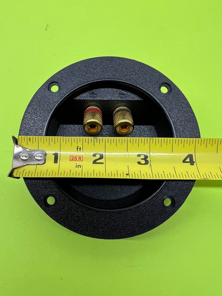 5-Way Binding Post Round Recessed Speaker Terminal Cup includes Free Shipping