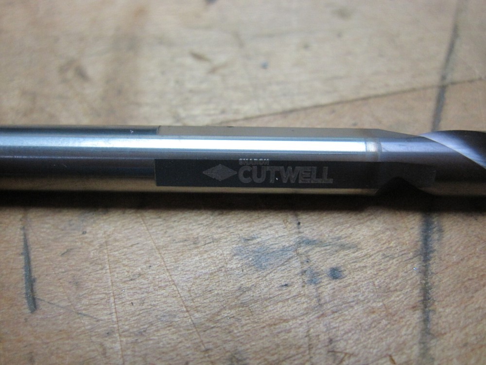 Cutwell 1/4" solid carbide spotting drill 2-/2" OAL