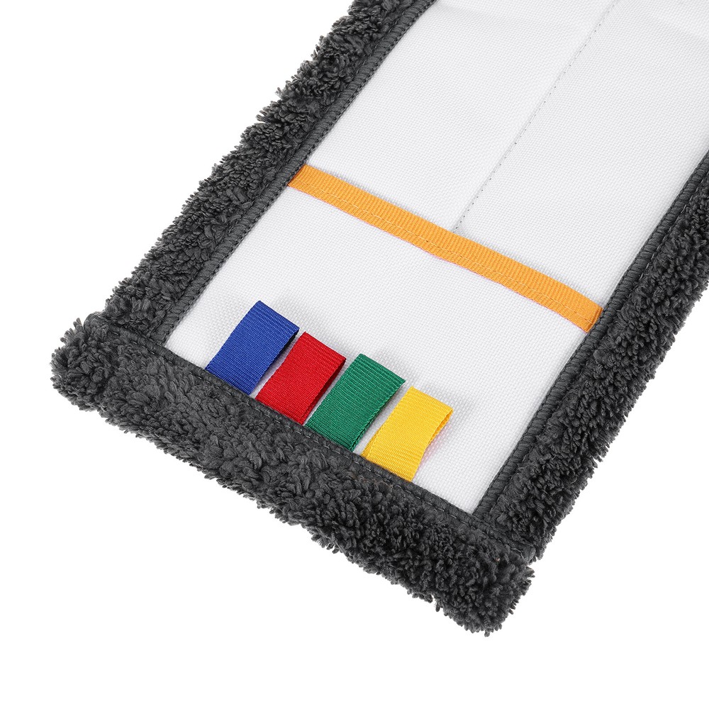 8Pcs Replacement Microfiber Cleaning Refill Pads For Flat Mop 18'' Reusable Tool