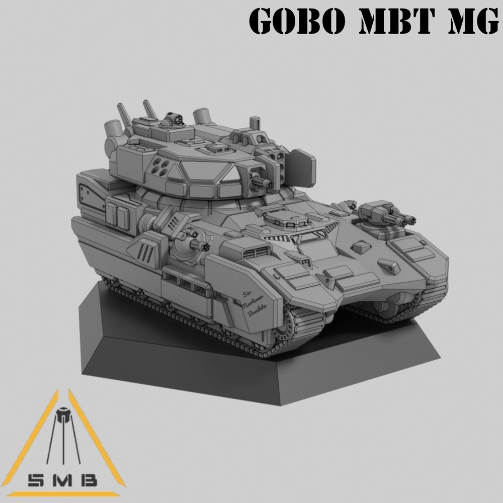 Gobo MBT- 6mm Sir Mortimer Tank x 2
