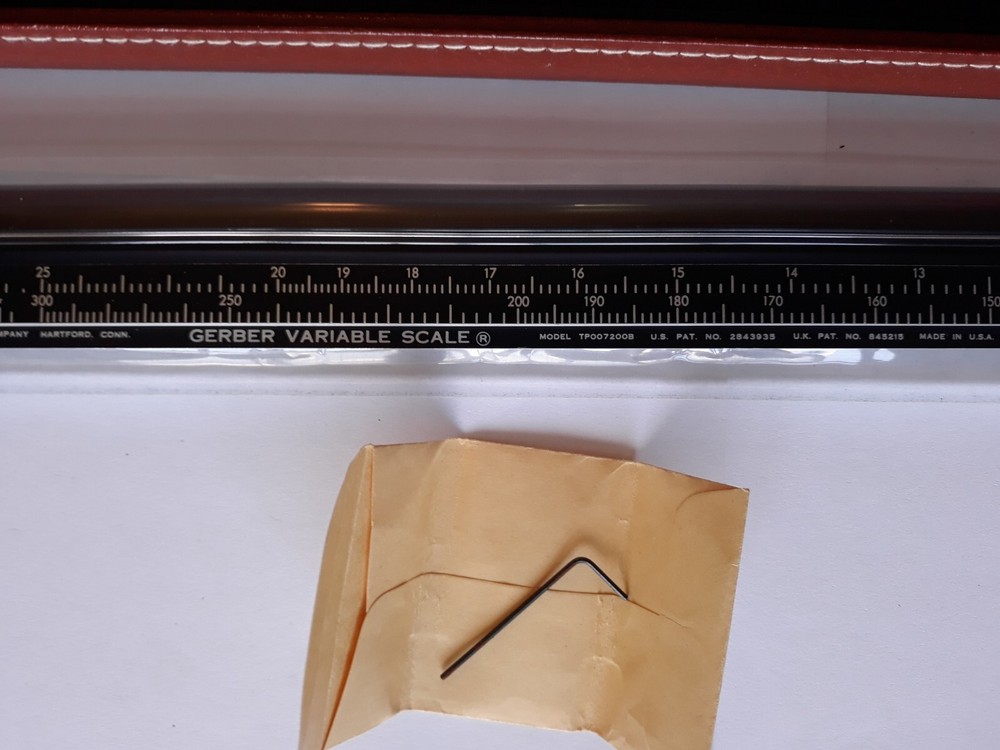 Gerber Scientific Instrument Co. Variable Scale, TP007200B