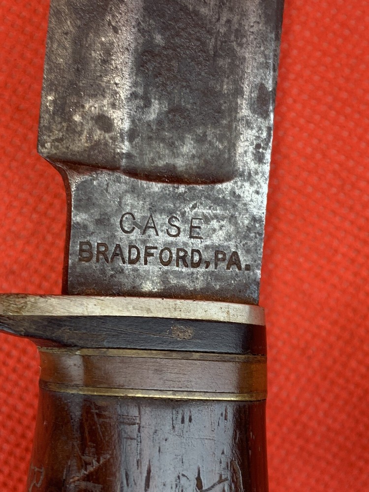 Original WW2 US Early Case Fighting Knife Name Engraved/Personalized