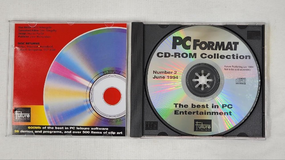 PC Format June 1994 Number 2 Future Publishing CD-ROM Collection