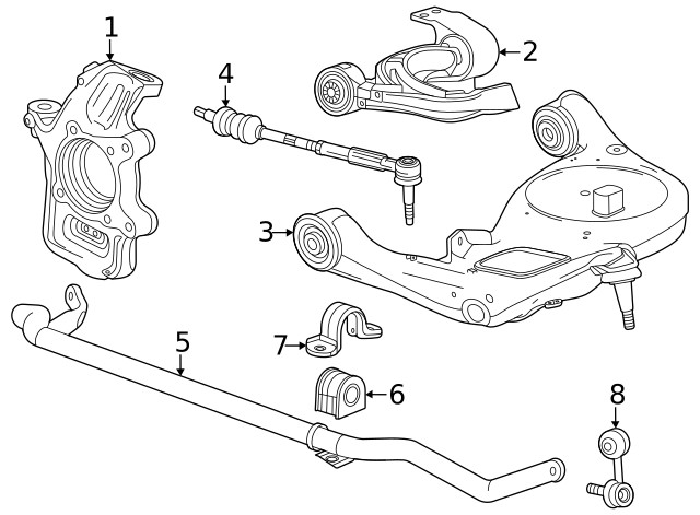 Genuine GM Steering Knuckle 86595712