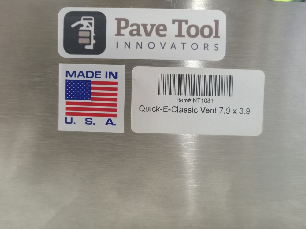 Pave Tool Quick E Classic Vent Firepit