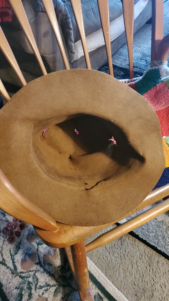antique campaign hat WW1