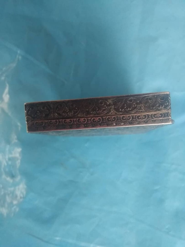Antique Enameled Silver Box