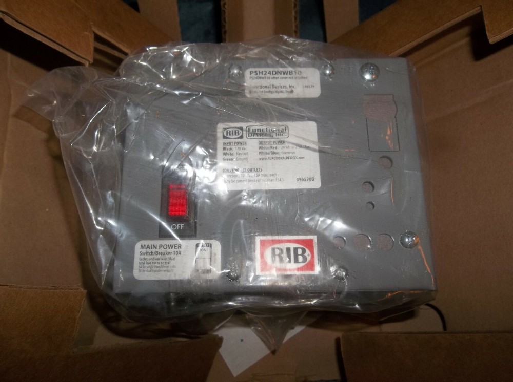FUNCTIONAL DEVICES INC RIB PSH24DNWB10 POWER SUPPLY