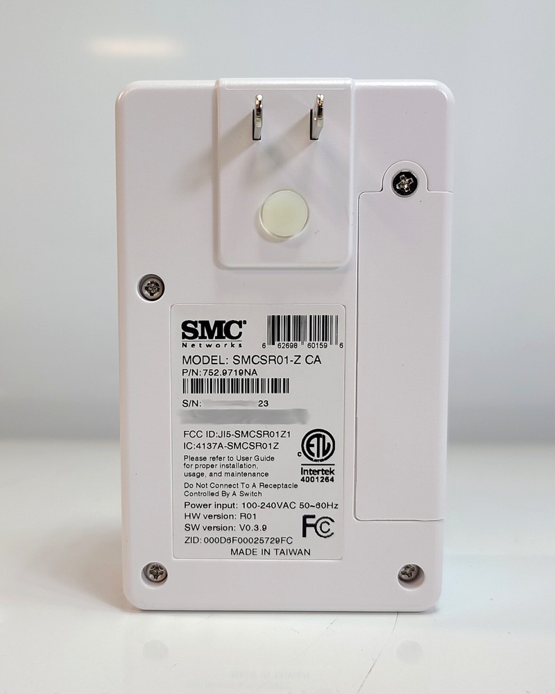 SMC Wireless Siren Zigbee Range Extender SMCSR01-Z CA