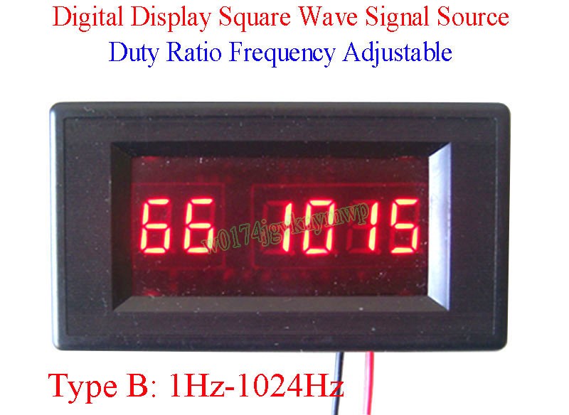 Digital Square Wave Signal Source Module Adjustable PWM Pulse Frequency Duty Rat