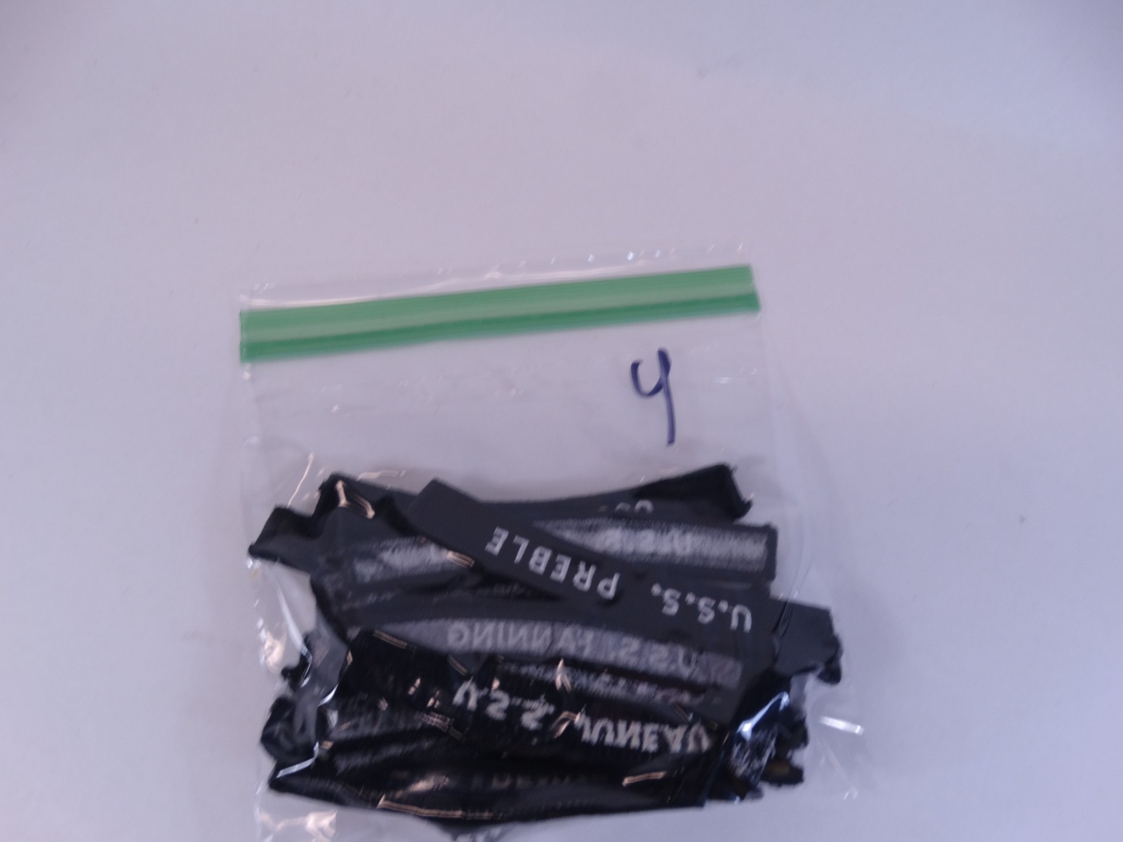 Lot of 24 - US NAVY SHOULDER STRIP TAB Rocker Patches USS Military USA America