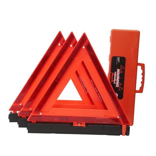 Safety Triangles DOT Approved, Standard Warning Triangles Enmergency WT-NO SAND