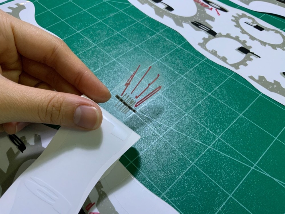 Haro Sport decals for yellow frame